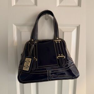 Maxx New York Shiny Navy Blue Bag